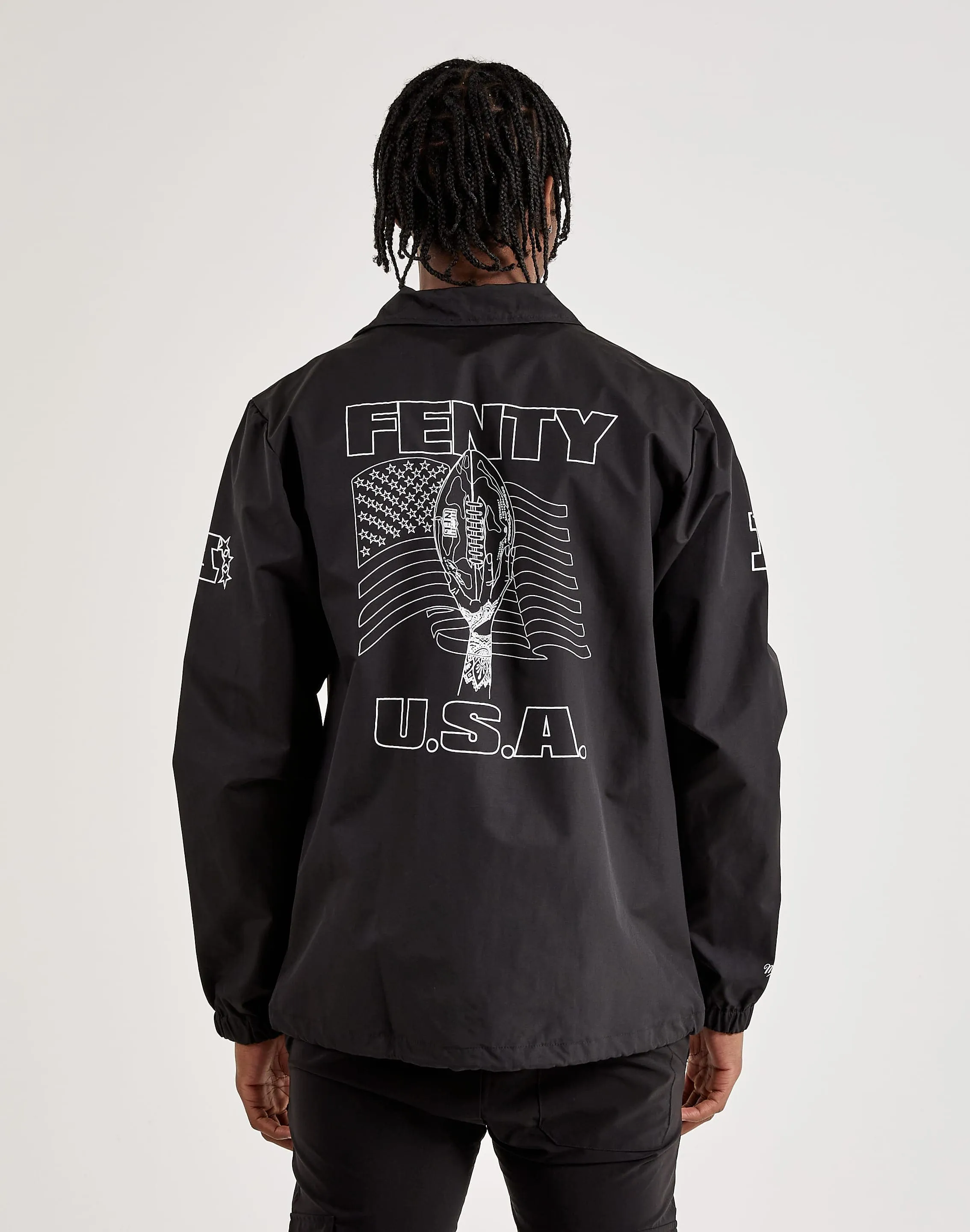 Mitchell & Ness Fenty NFL Super Bowl Coaches Jacket