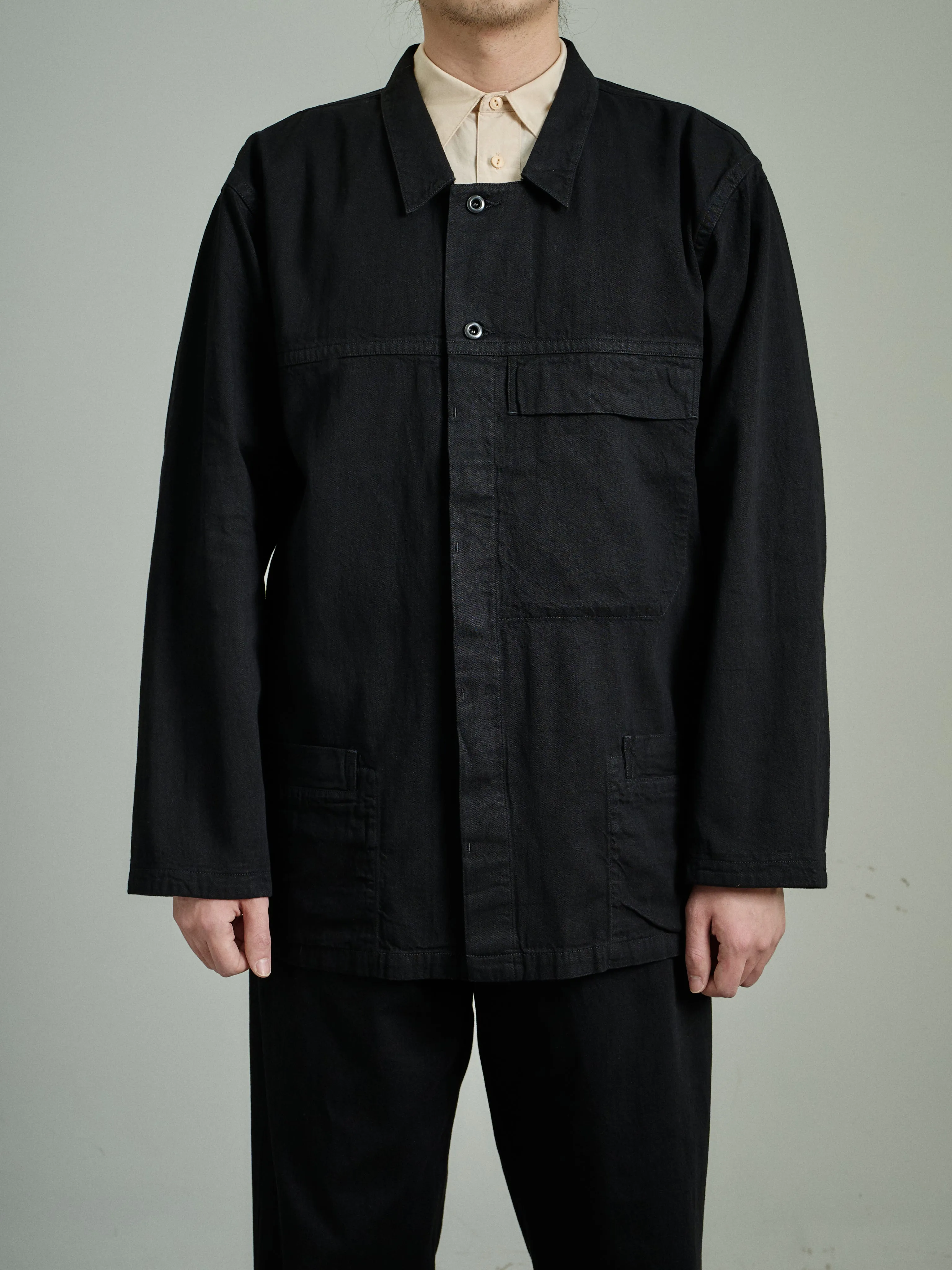 Motiv Litho Jacket Hemp Cotton Black