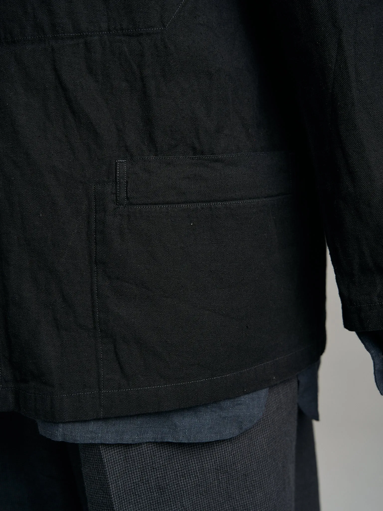 Motiv Litho Jacket Hemp Cotton Black