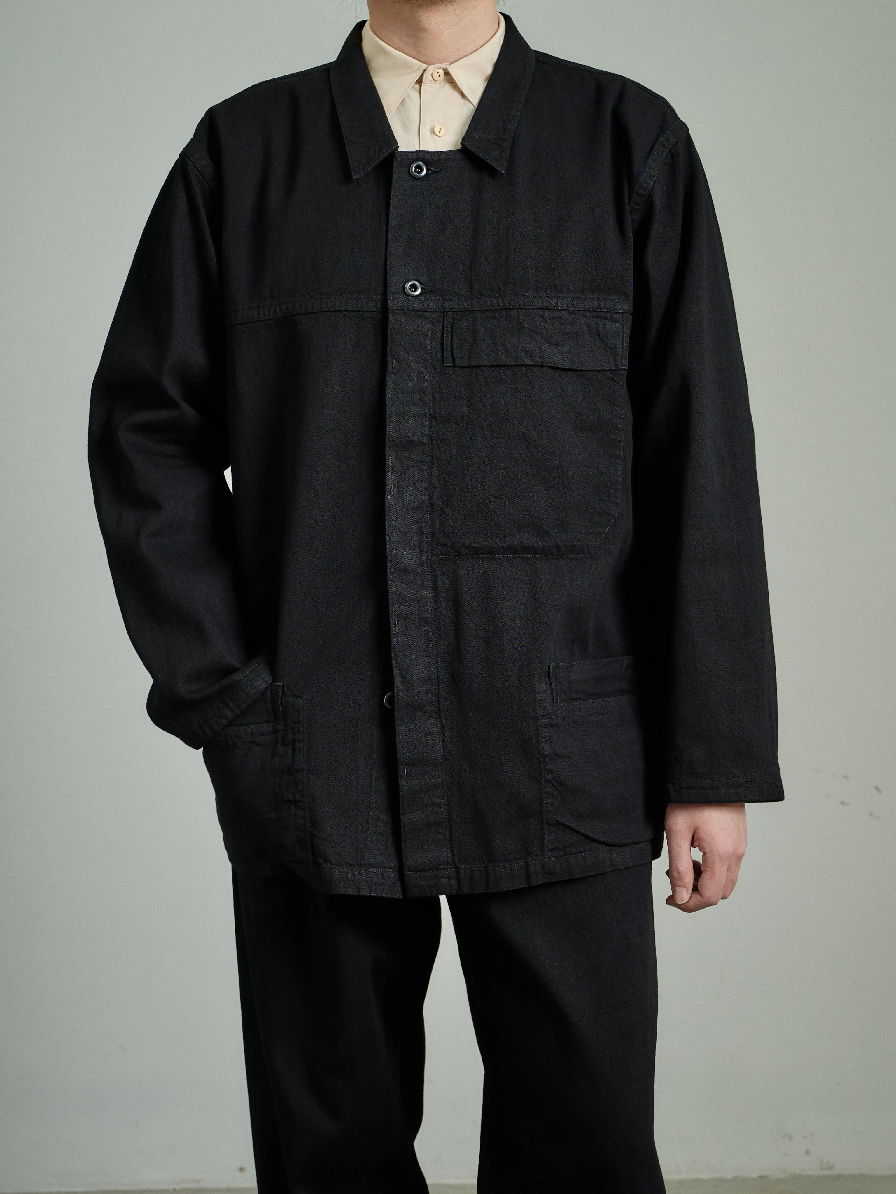 Motiv Litho Jacket Hemp Cotton Black