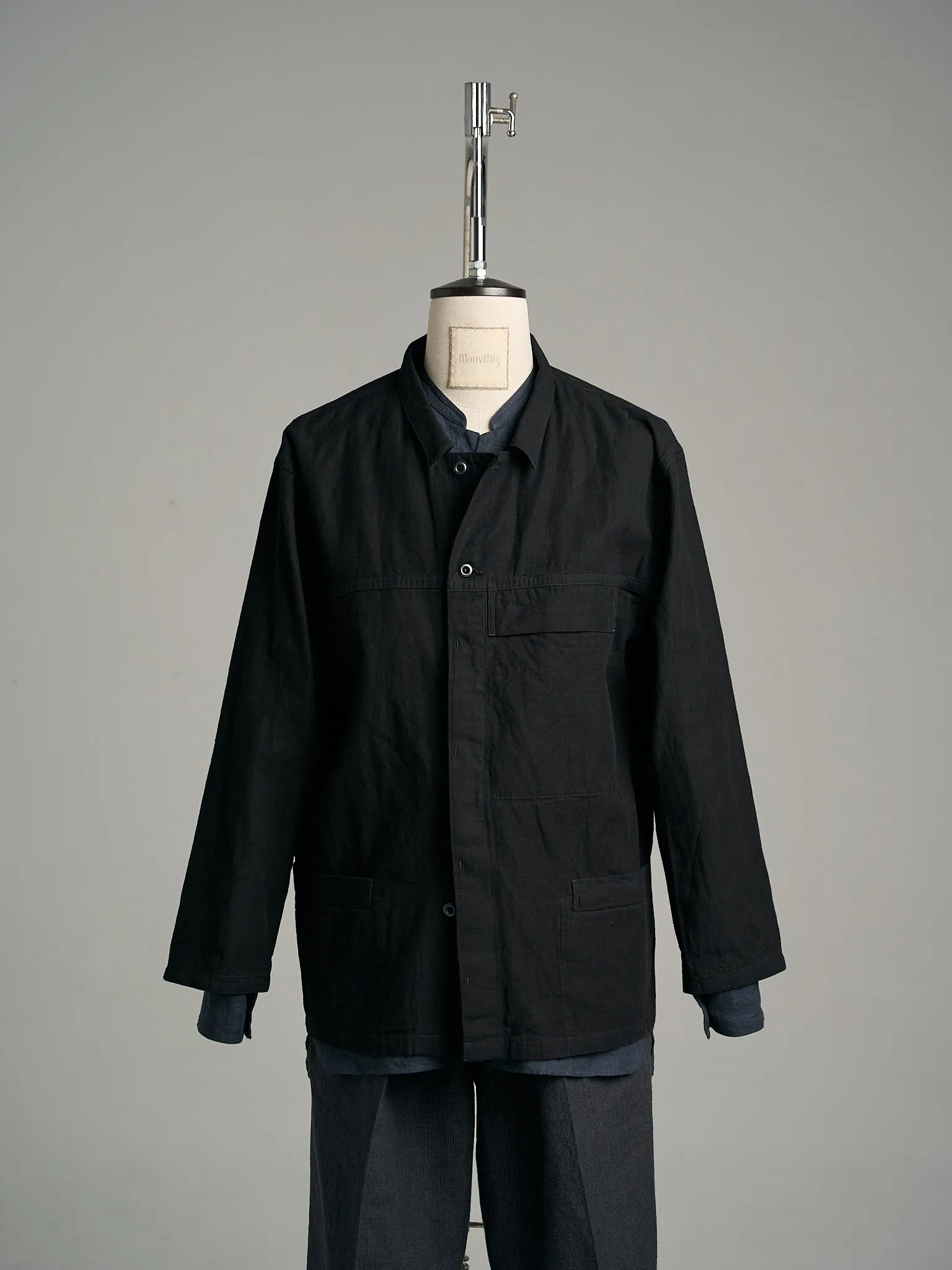 Motiv Litho Jacket Hemp Cotton Black