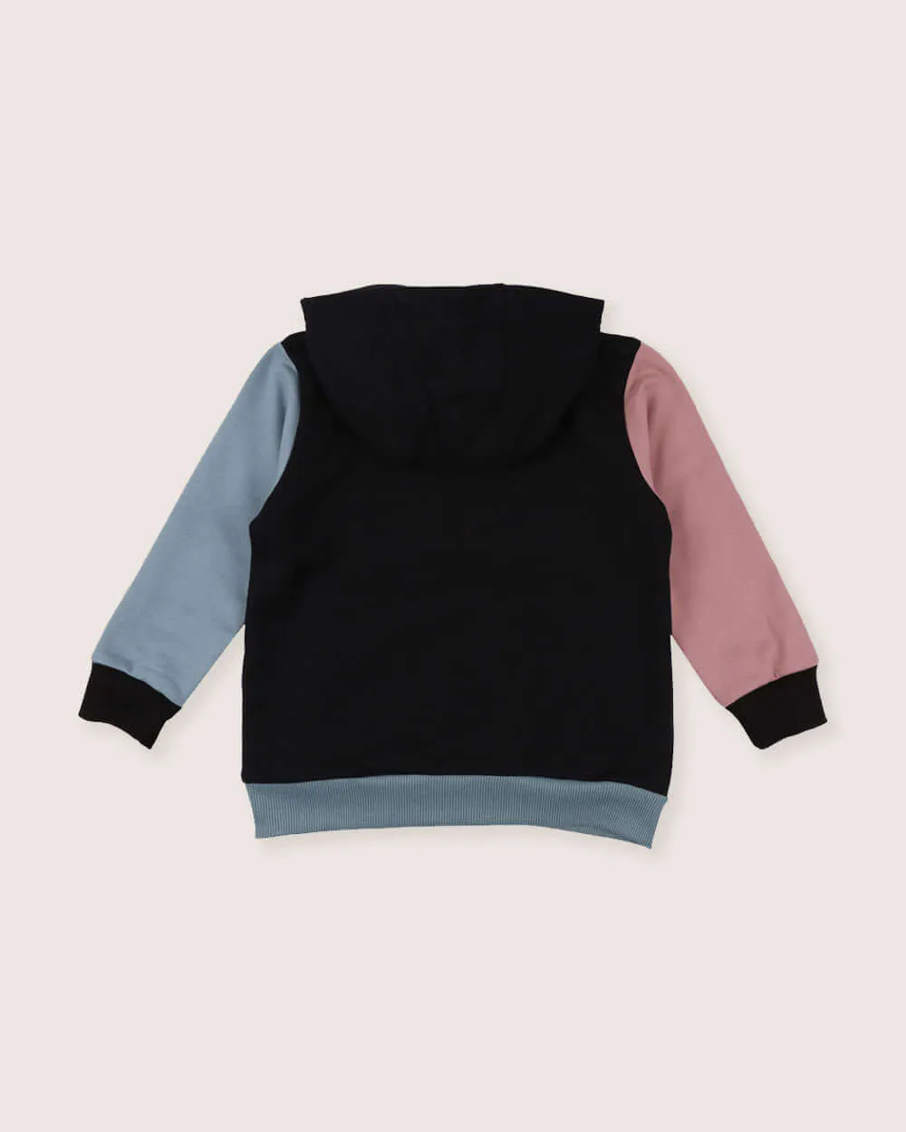 Multicolour Calm Slogan Print Hoodie