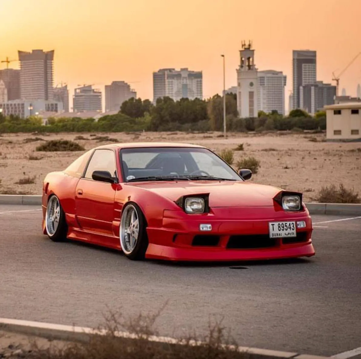 Nissan 240SX S13 Coupe / Convertible (Pop Up) 1989-1994 Bsport Style 4 Piece Polyurethane Full Body Kit