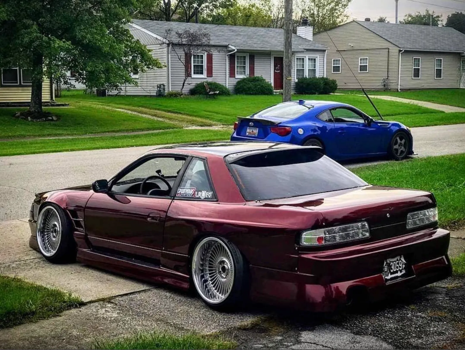 Nissan 240SX S13 Coupe / Convertible (Pop Up) 1989-1994 Bsport Style 4 Piece Polyurethane Full Body Kit