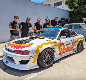 Nissan 240SX S14 ALL 1995-1998 DM3 2 Piece Polyurethane Side Skirts