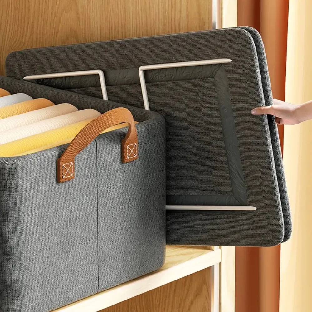 Non Woven Fabric Storage Bag Space Saving Dustproof Storage Bag with Handle for Clothes