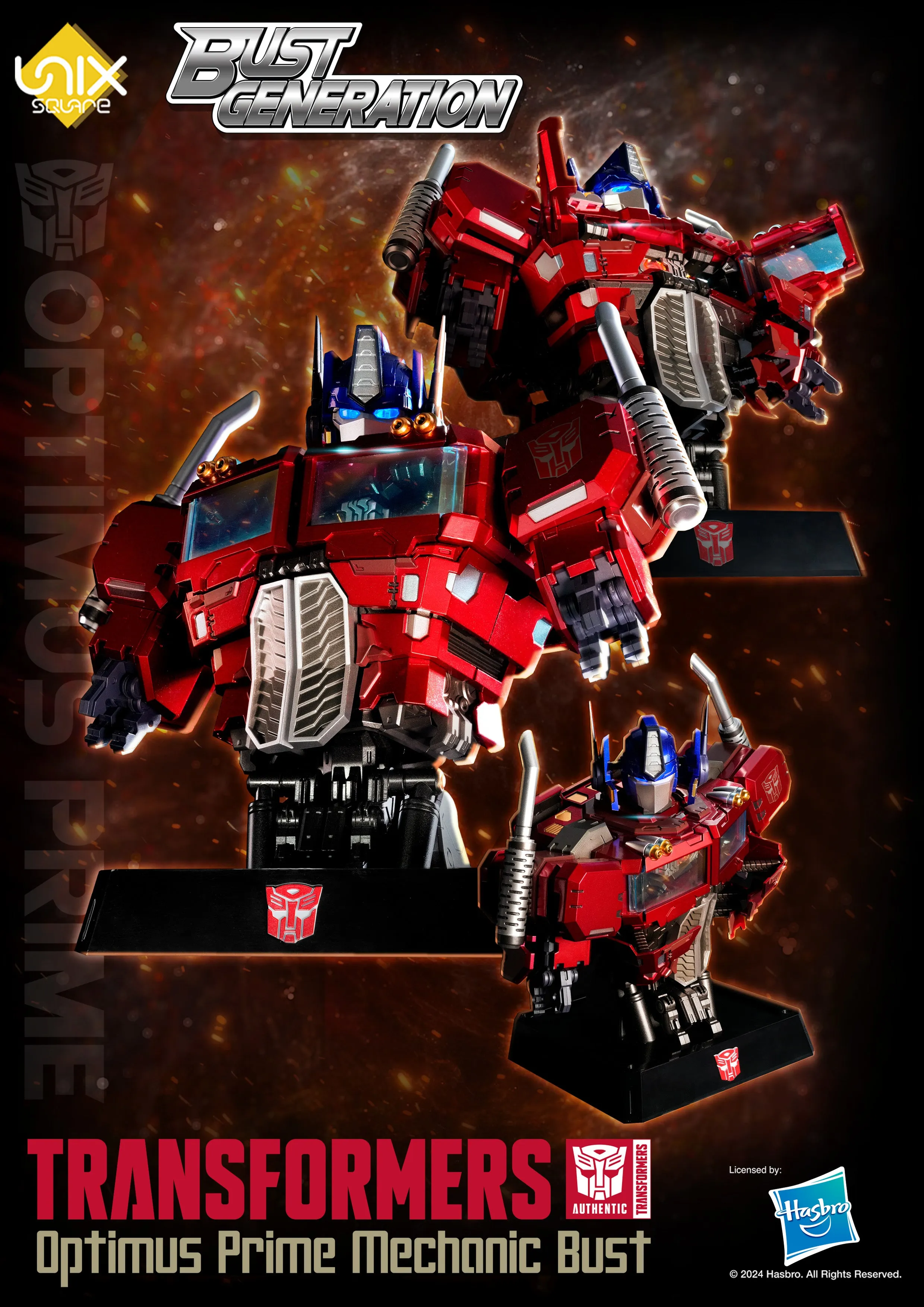 Optimus Prime Transformers Statue Bust