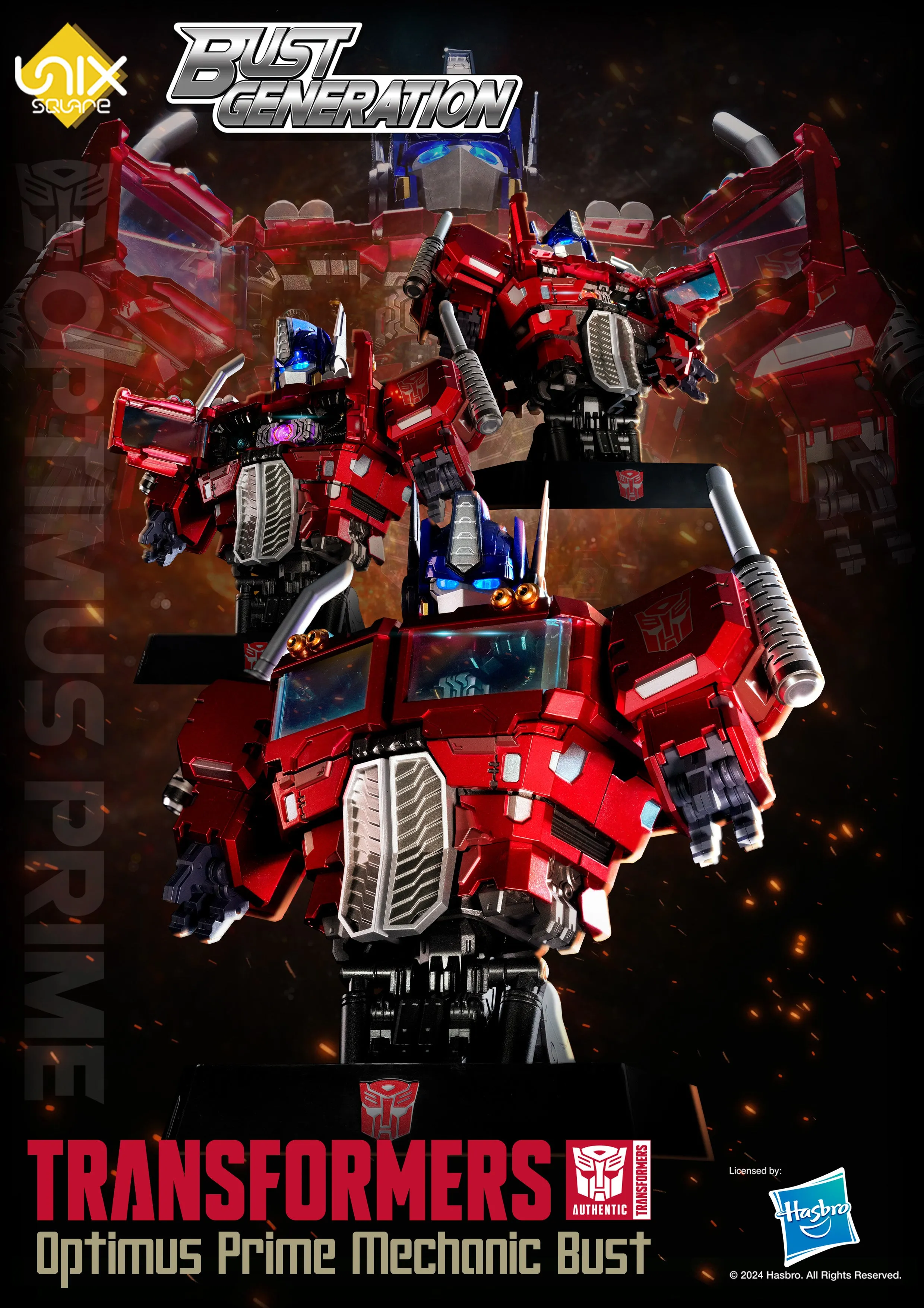 Optimus Prime Transformers Statue Bust