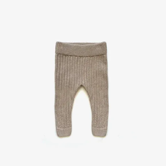 Organic Cotton Thick Knit Leggings l Chai