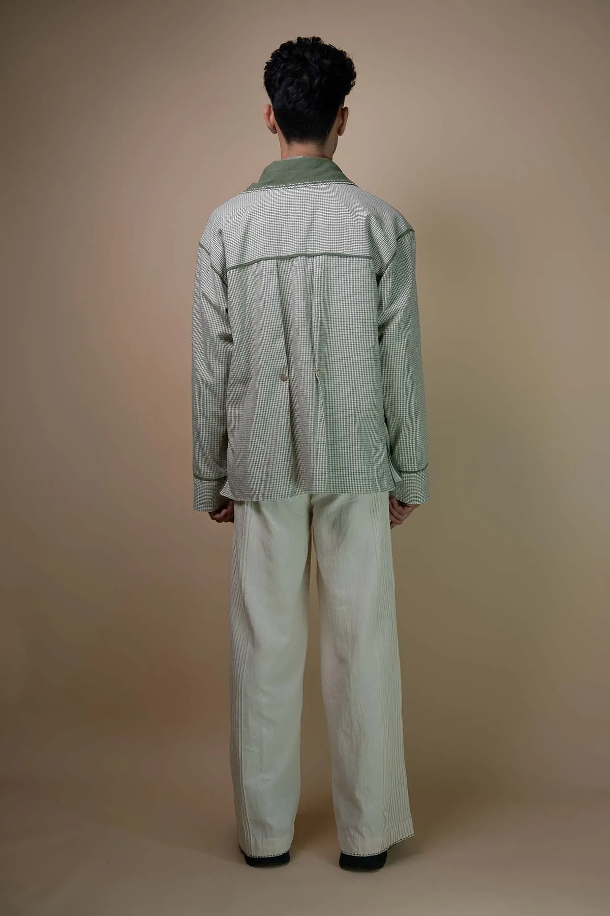 Oversized Olive Shirt Jacket