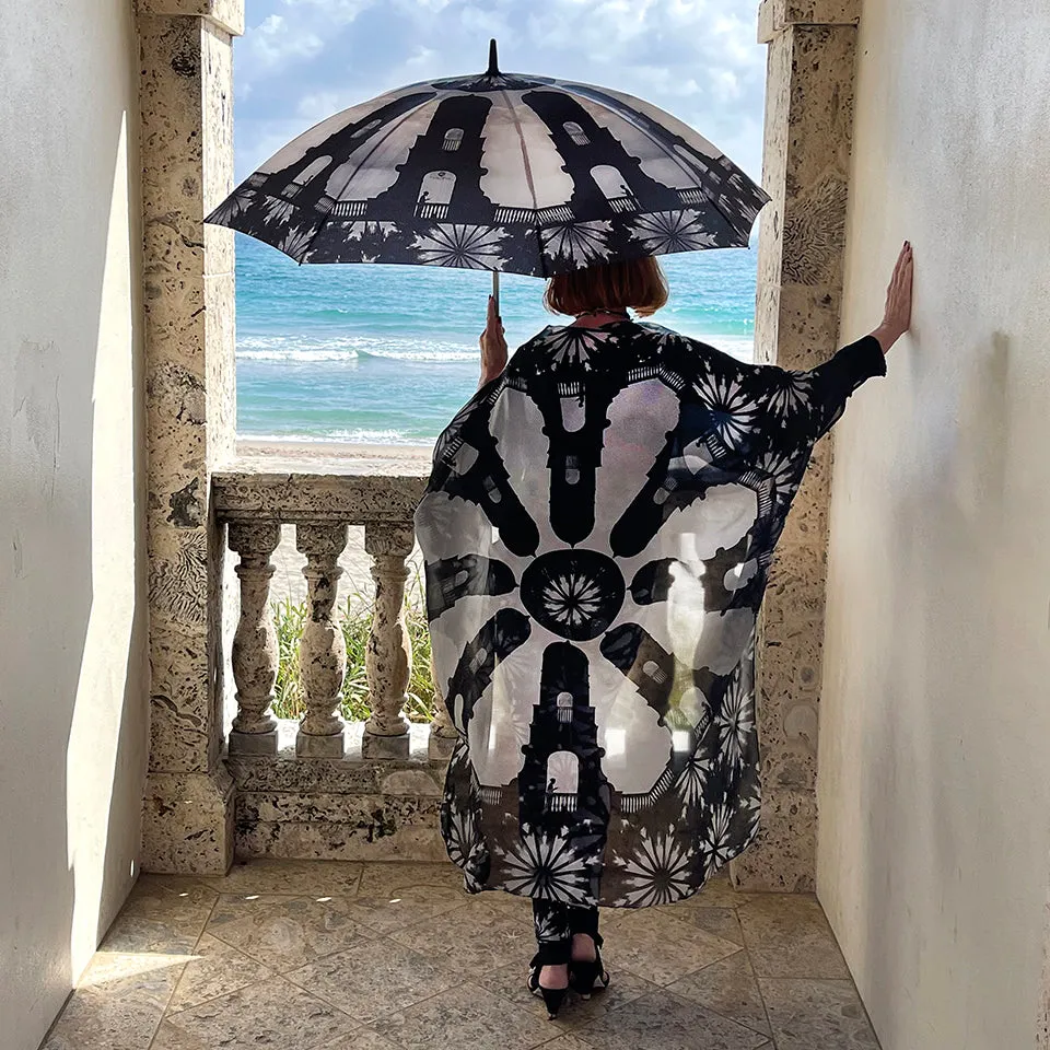 Palm Beach Clock Tower - World Tour Fan Umbrella