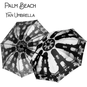 Palm Beach Clock Tower - World Tour Fan Umbrella