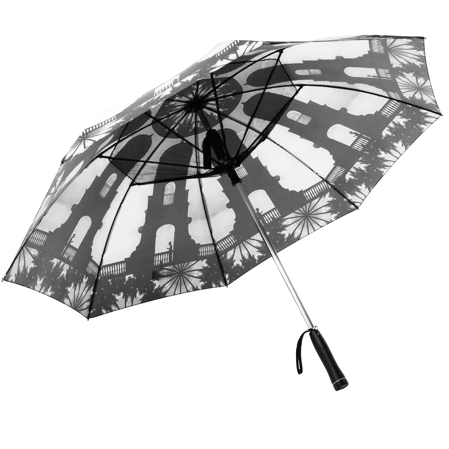 Palm Beach Clock Tower - World Tour Fan Umbrella