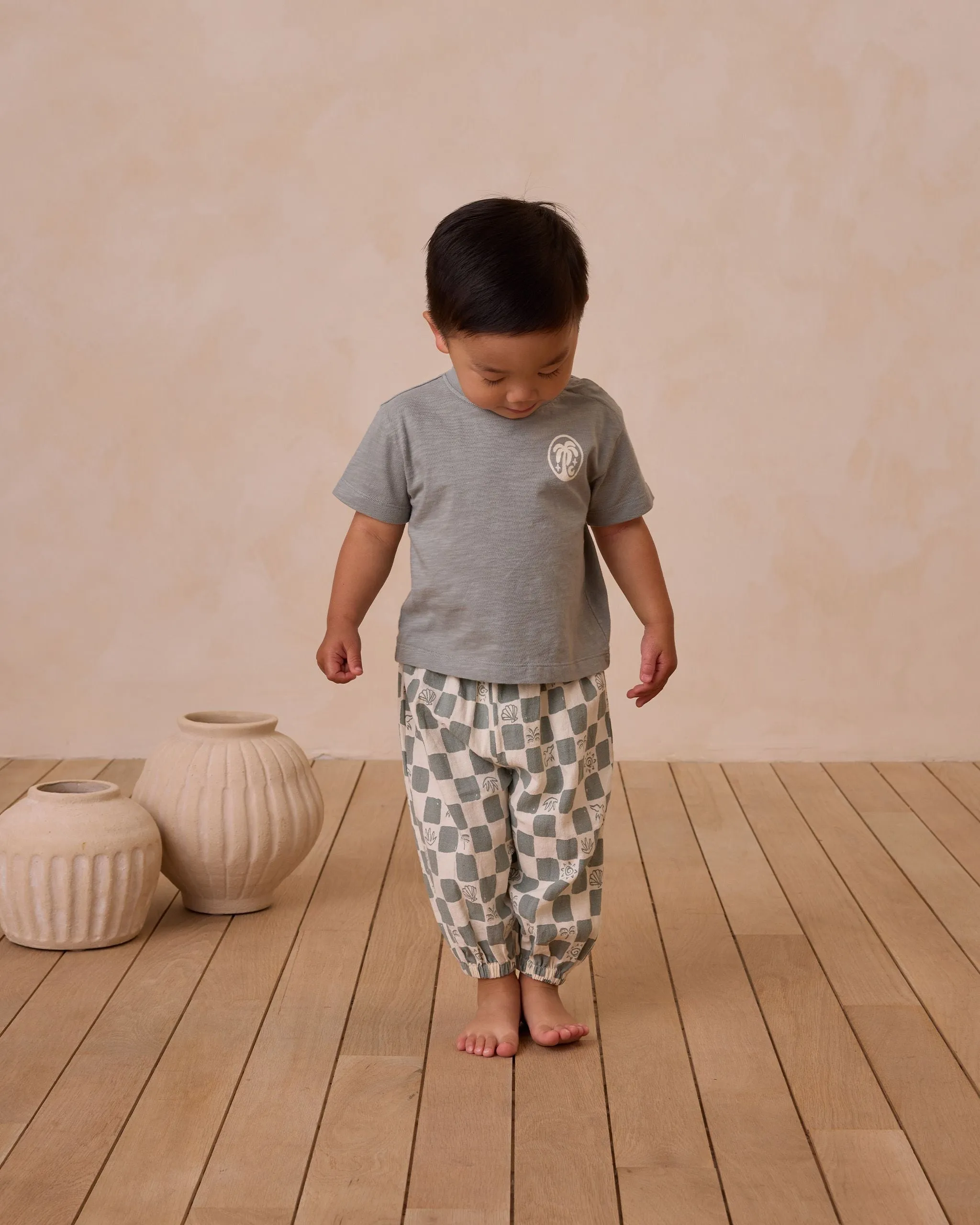 PARACHUTE PANT || COASTAL CHECK