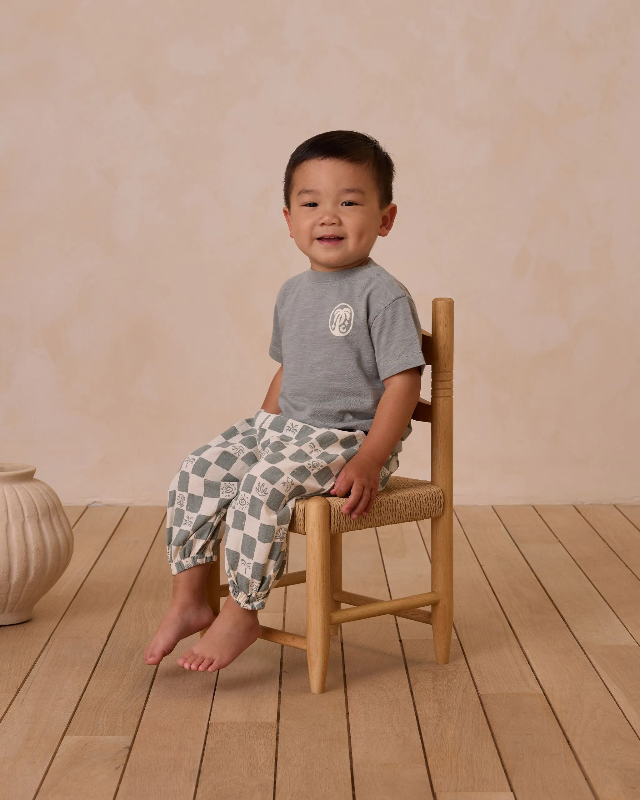 PARACHUTE PANT || COASTAL CHECK