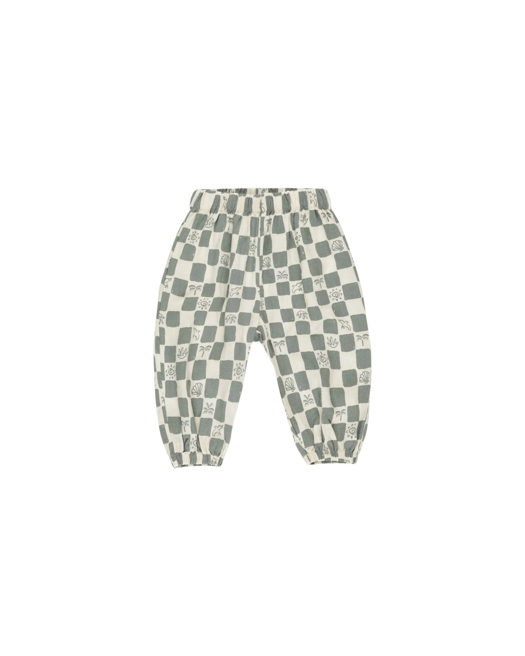 PARACHUTE PANT || COASTAL CHECK