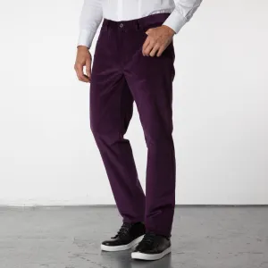 Parker 5 Pocket Corduroy Pants - Plum