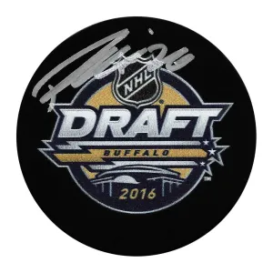 Patrik Laine Autographed 2016 NHL Draft Puck