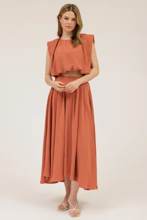 Peach Aura Top