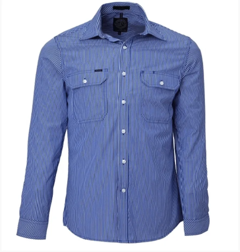 Pilbara Shirt Mens Stripe (RMPC010)