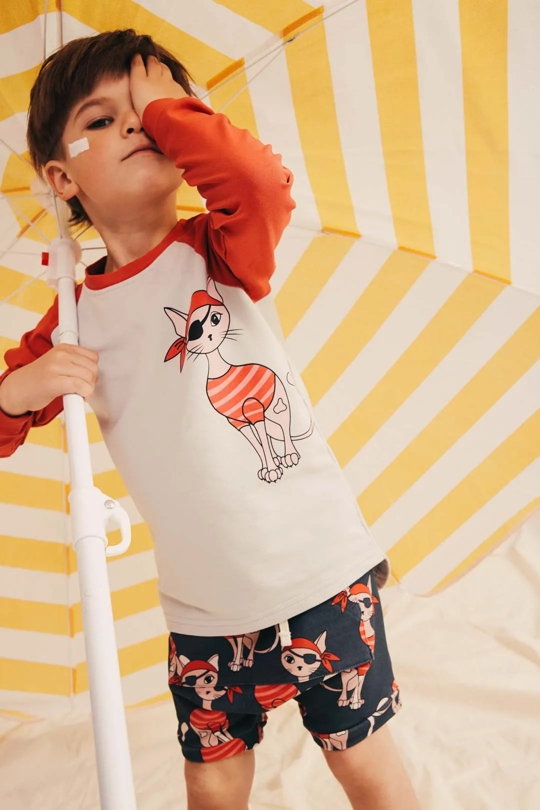 Piracat Raglan Top - HURRY! Only 2 left