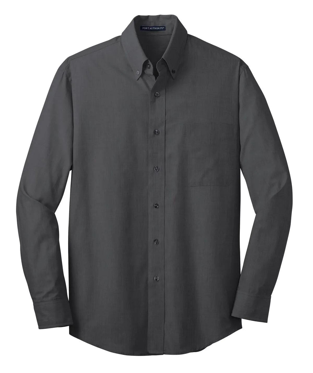 Port Authority Crosshatch Easy Care Shirt. S640 Soft Black