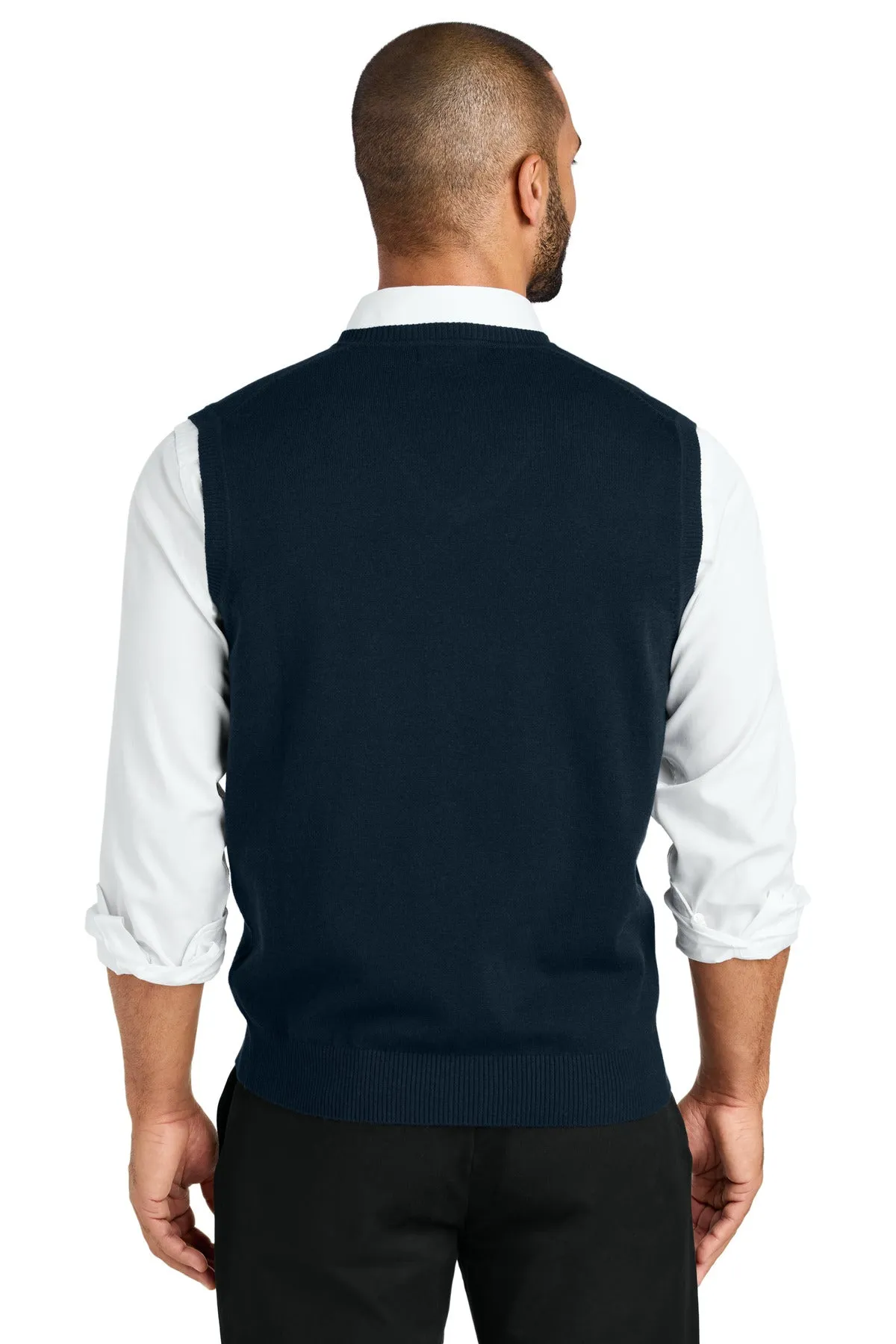 Port Authority Easy Care Sweater Vest SW2860 River Blue Navy