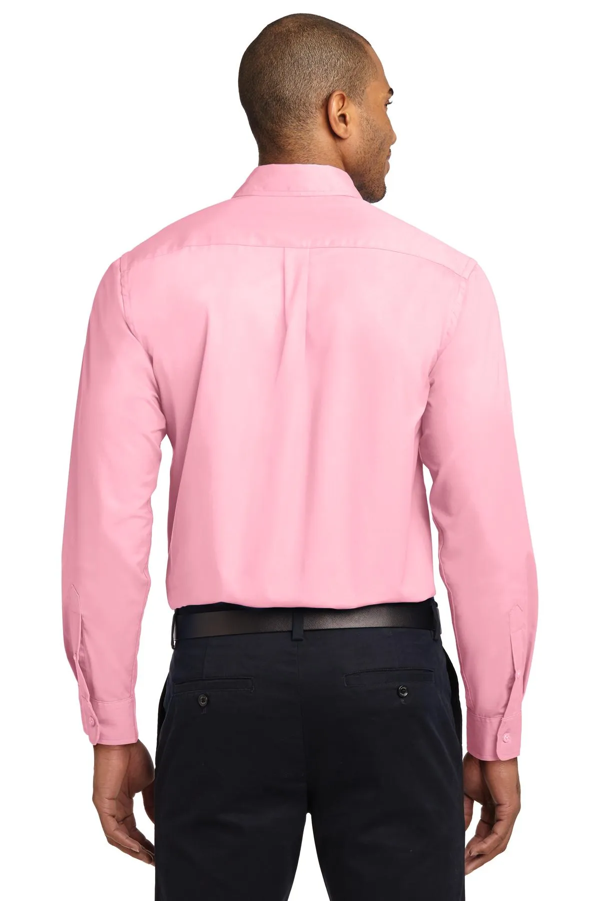 Port Authority Extended Size Long Sleeve Easy Care Shirt S608ES Light Pink