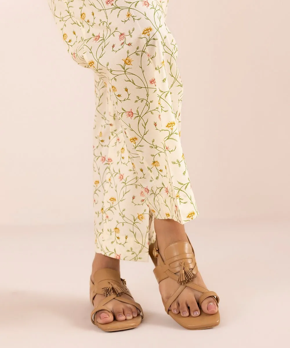 Printed Cambric Pants