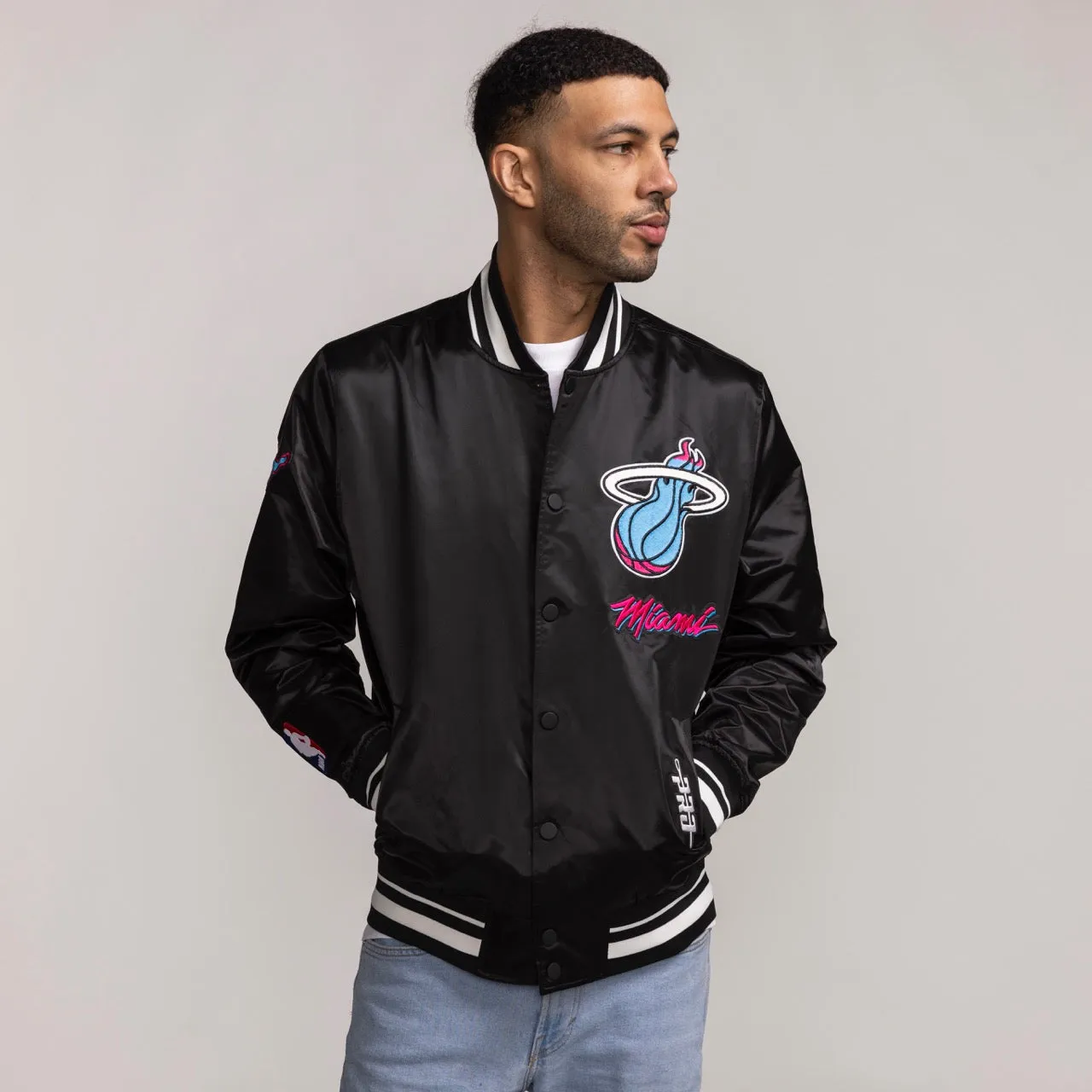 Pro Standard Miami HEAT Original Vice Satin Jacket