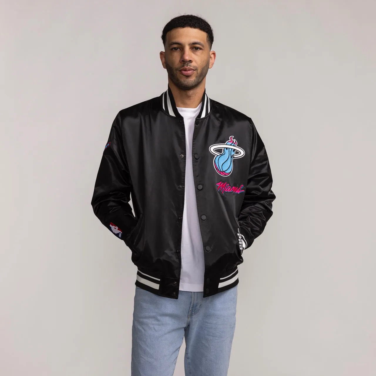 Pro Standard Miami HEAT Original Vice Satin Jacket