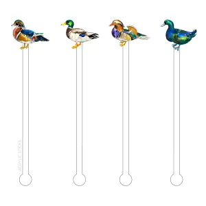 QUACK QUACK ACRYLIC STIR STICKS COMBO