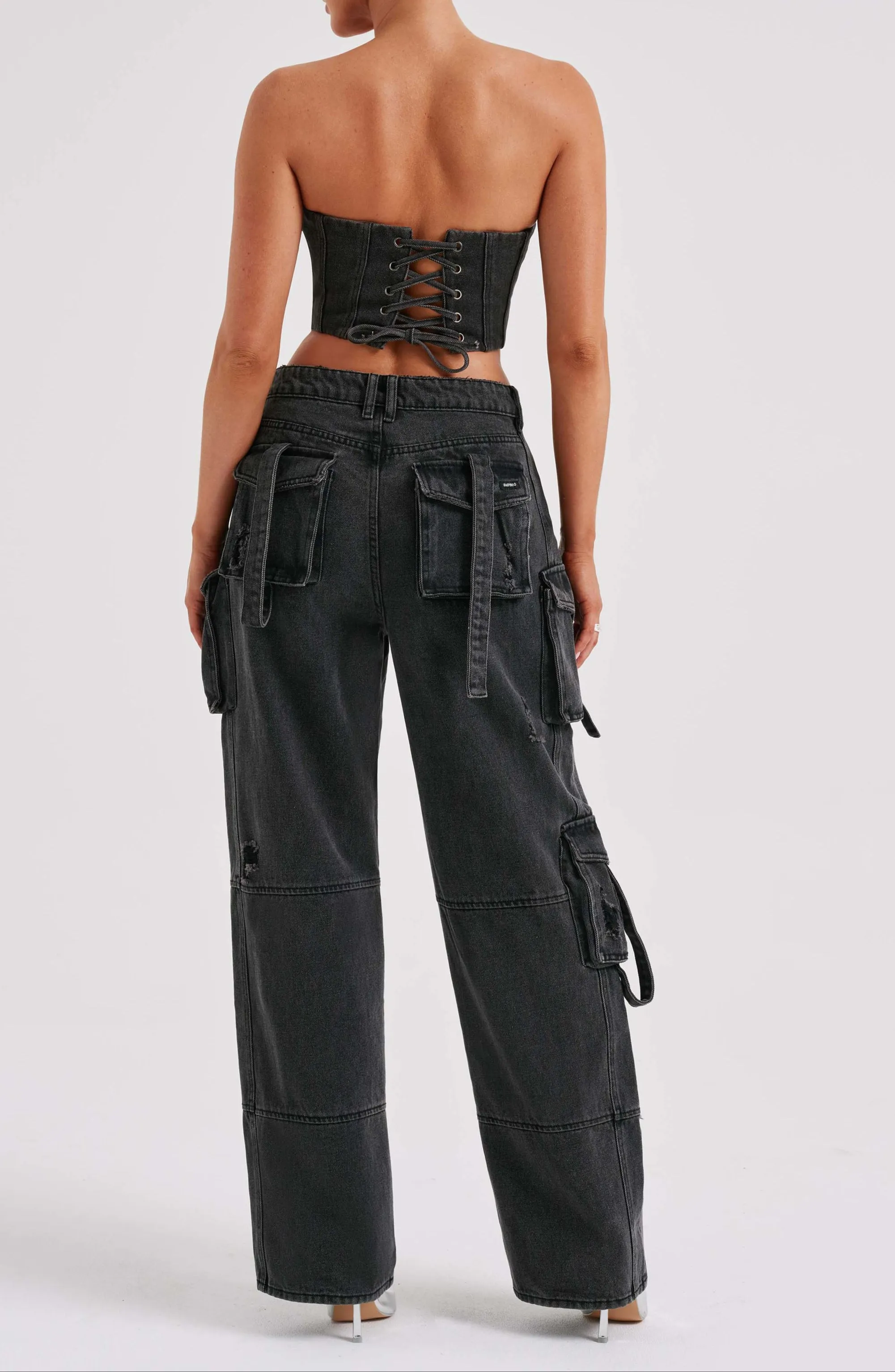 Rafaella Cargo Pants - Black