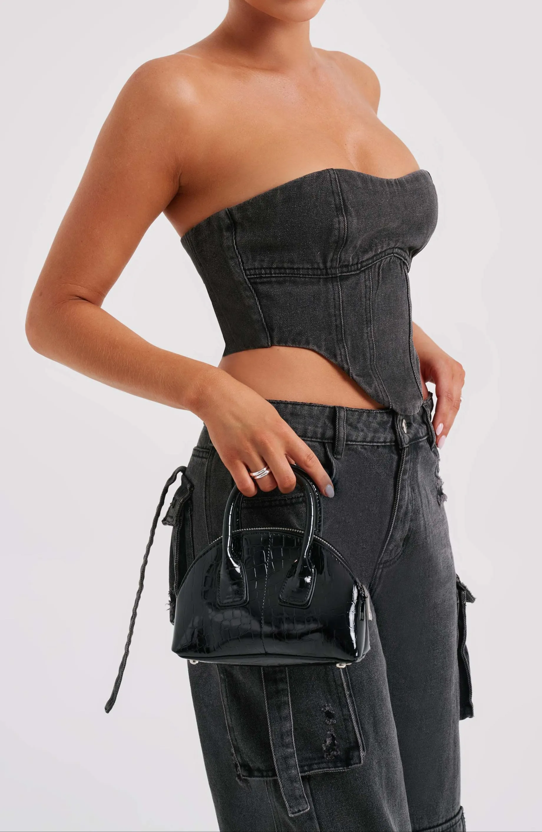 Rafaella Cargo Pants - Black