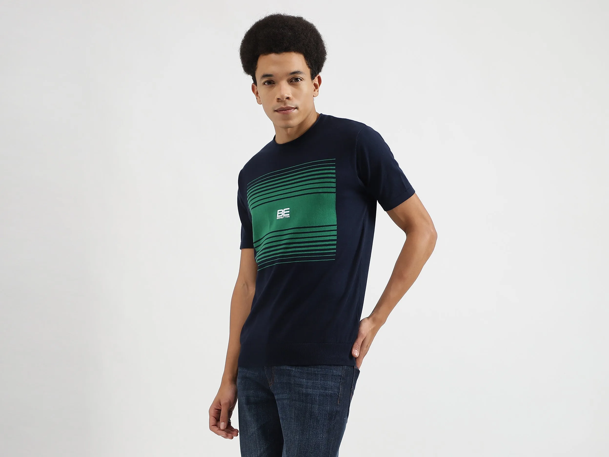 Regular Fit Round Neck Printed T-Shirts