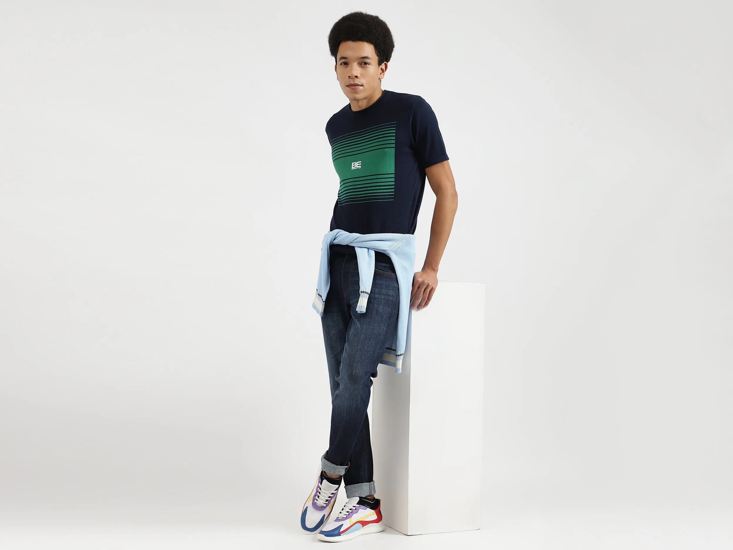 Regular Fit Round Neck Printed T-Shirts