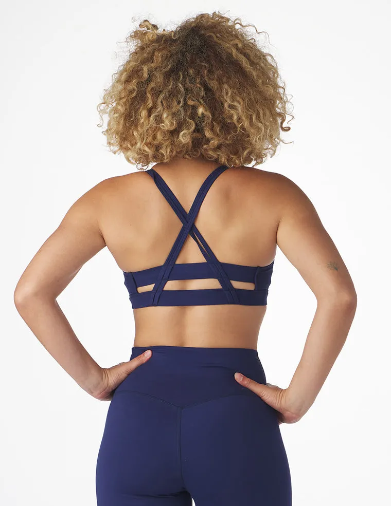 REPREVE™ Habit Former Bra: Indigo