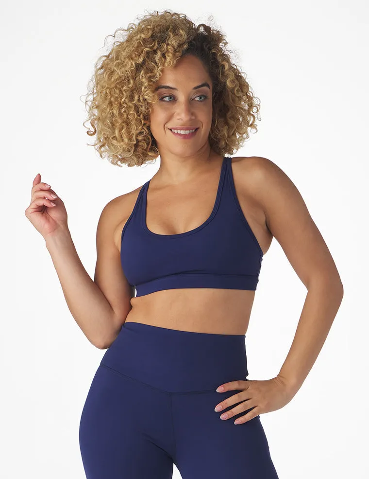REPREVE™ Habit Former Bra: Indigo