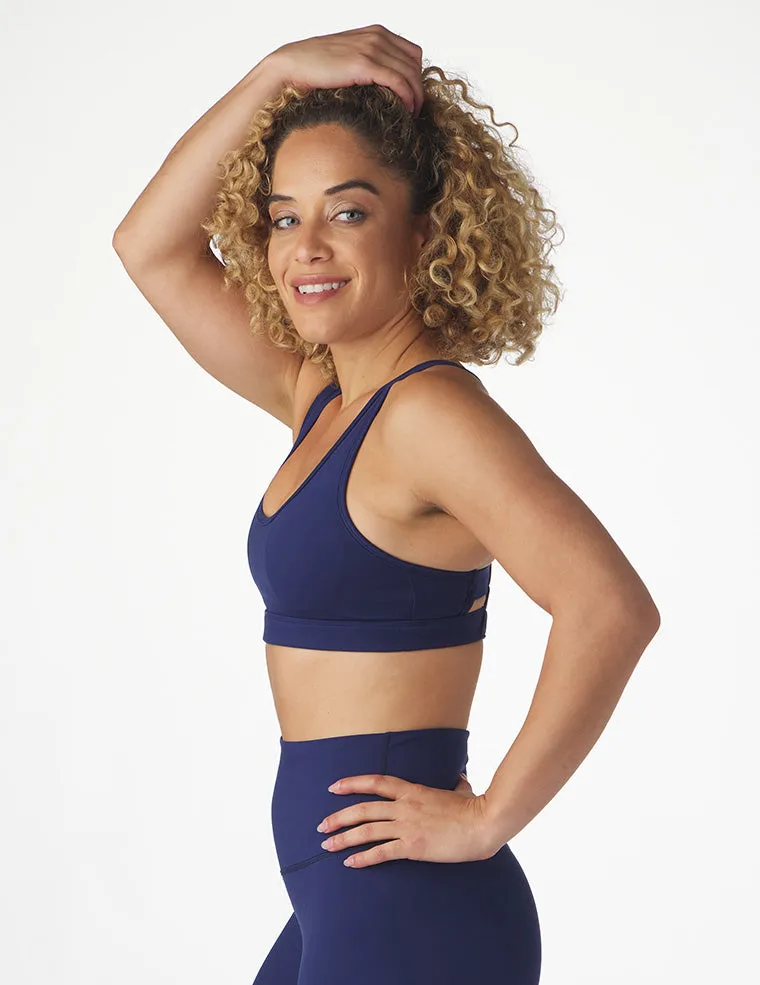 REPREVE™ Habit Former Bra: Indigo