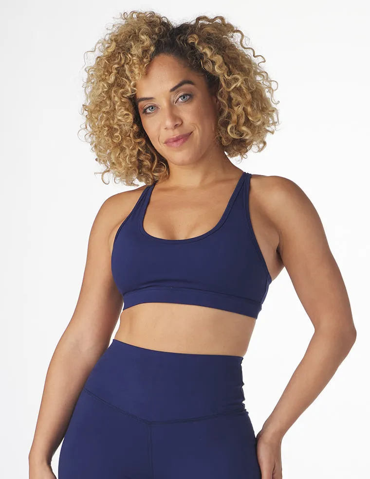 REPREVE™ Habit Former Bra: Indigo