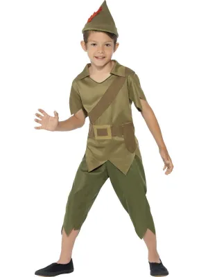 Robin Hood Boys Costume Peter Pan Fancy Dress