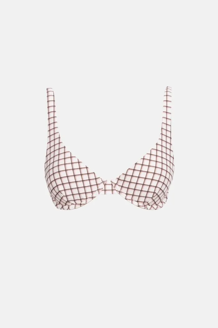 RUMI CHECK UNDERWIRE TOP