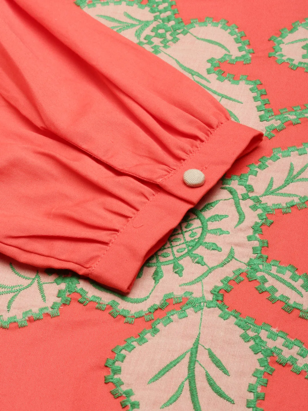 Rustorange Embroidered Co-ord Sets