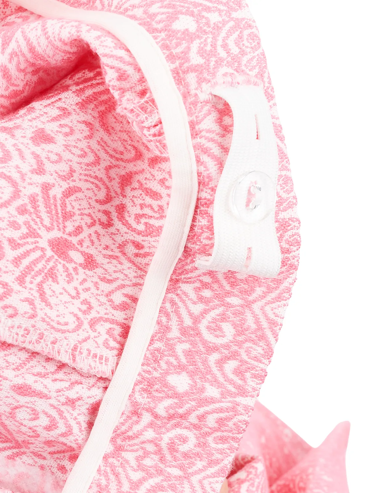 Sassy Pink Jacquard Pants by Kids Couture