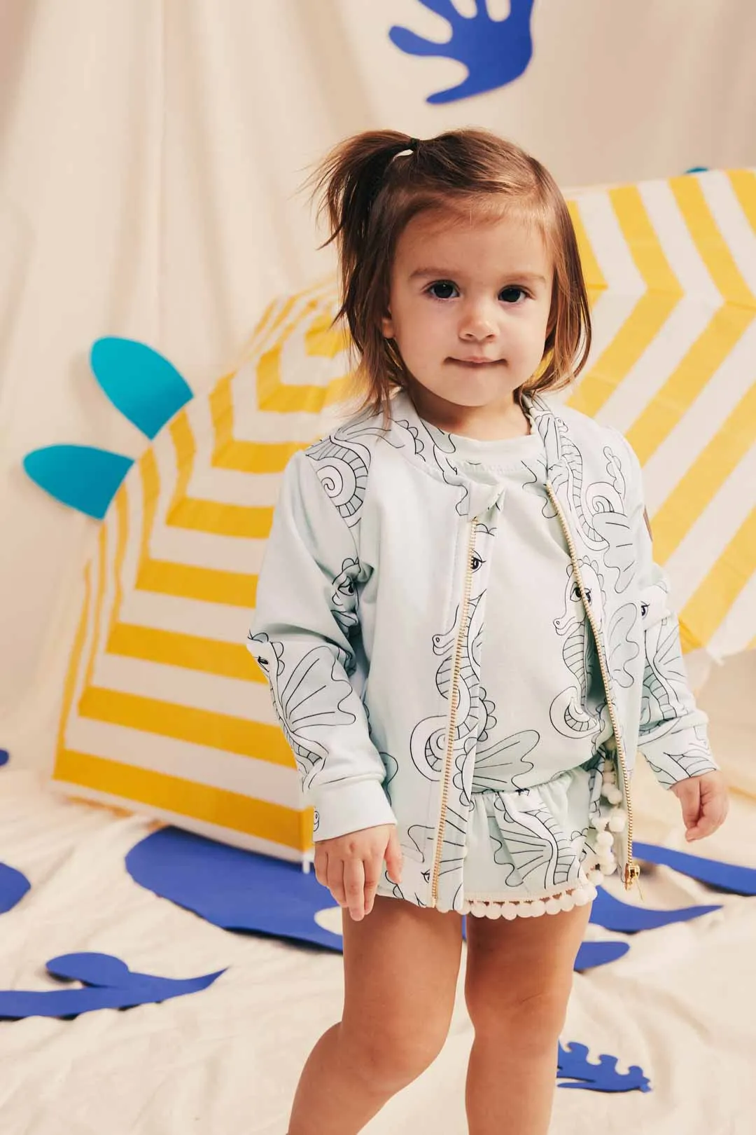 Seahorse Mint Bomber Jacket - HURRY! ONLY 2 left!