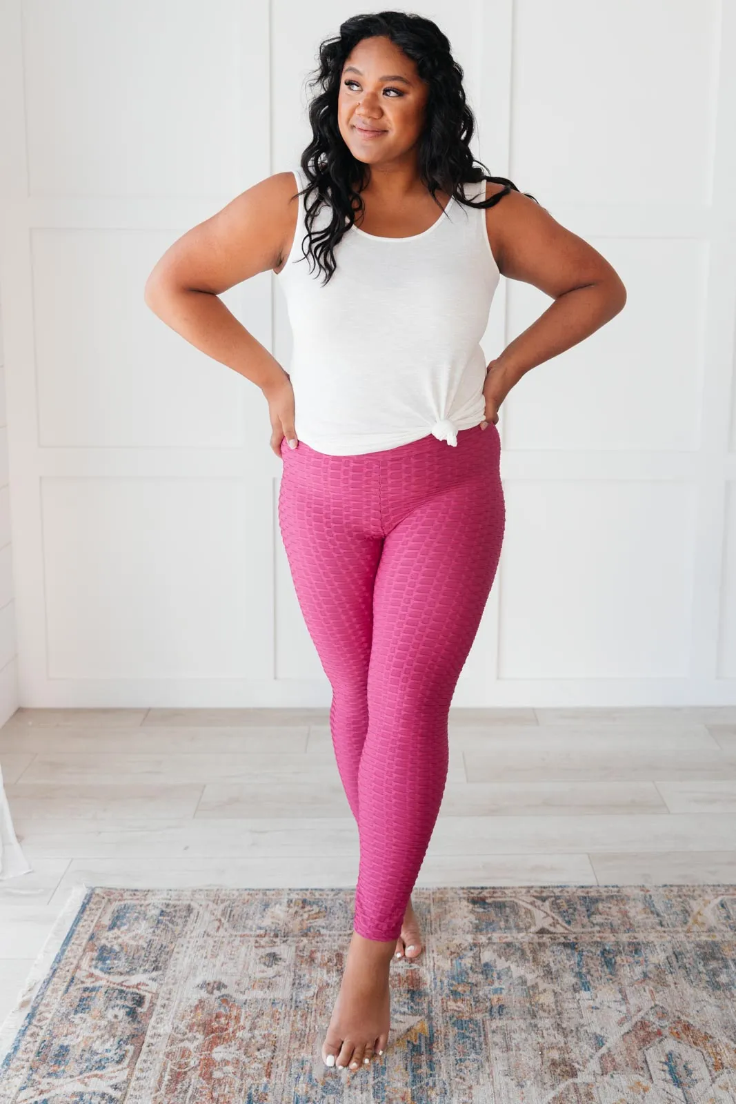 Seamlessly Cool Leggings in Pink