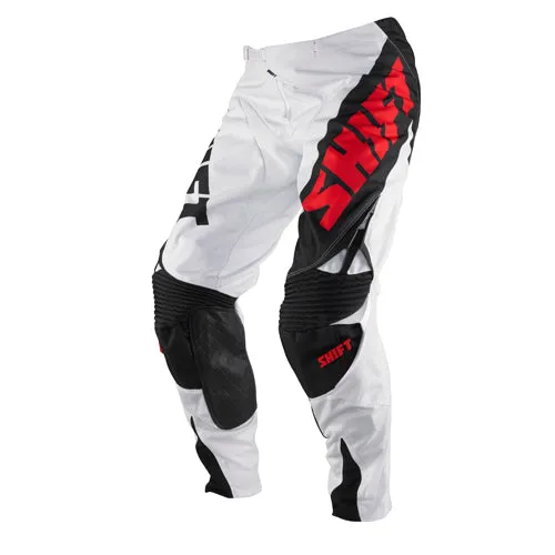 SHIFT REED REPLICA PANTS [WHITE/RED]