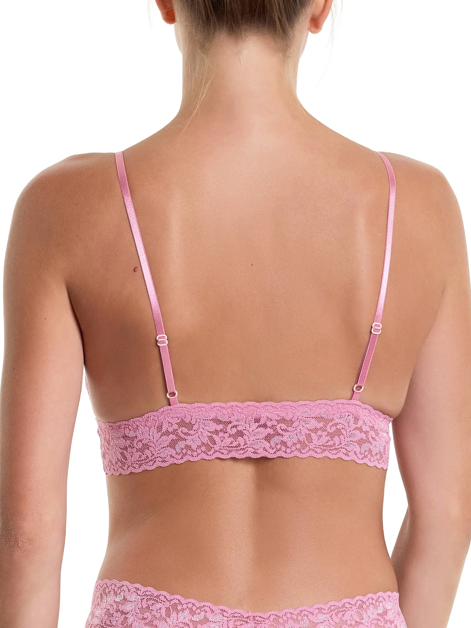 Signature Lace® Padded Triangle Bralette Tea Cake Pink Sale