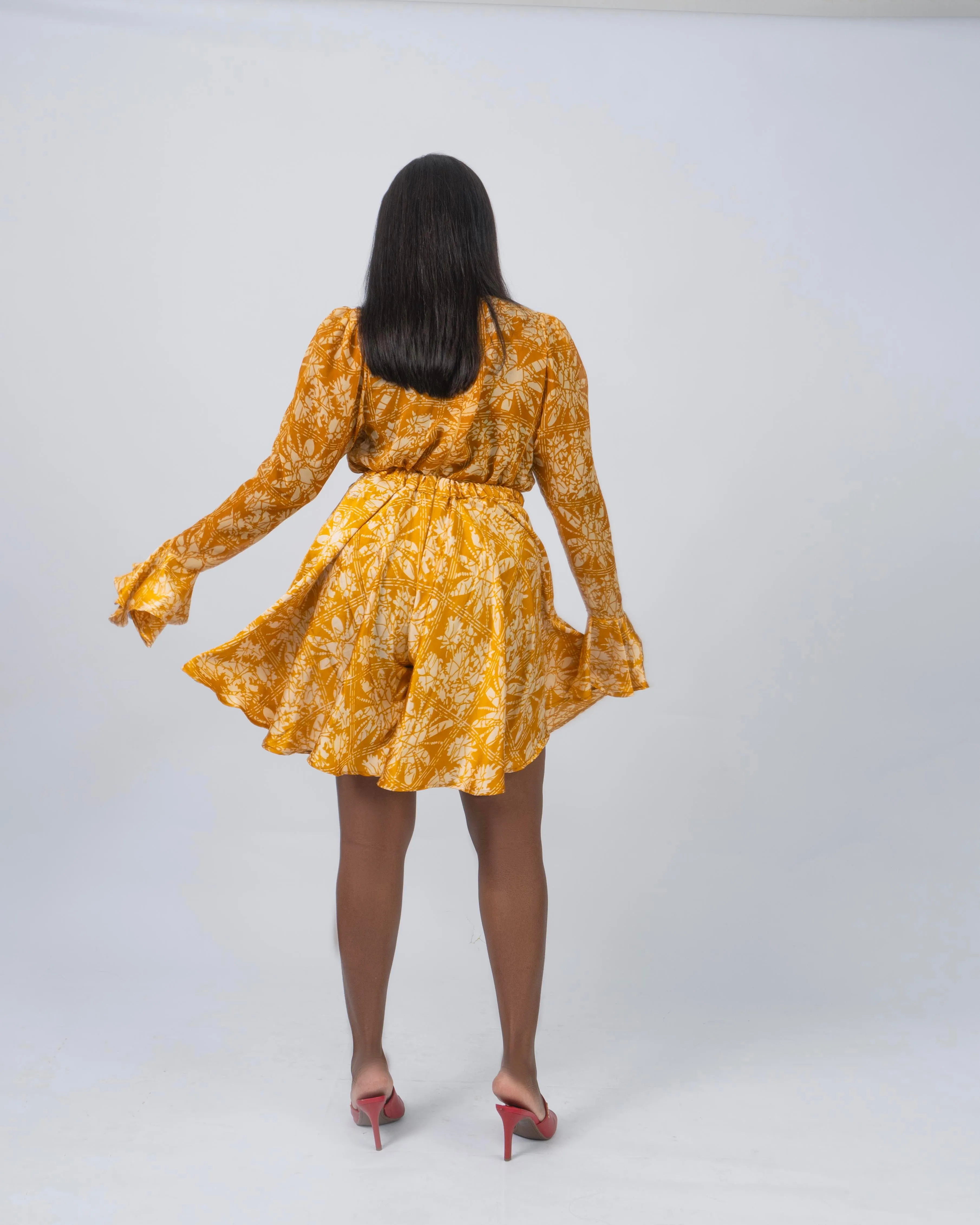 Silk Flare Short Sets