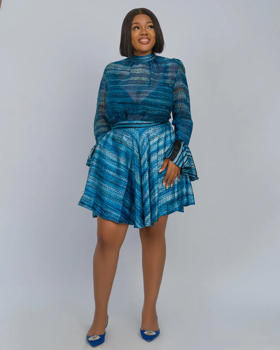 Silk Flare Short Sets